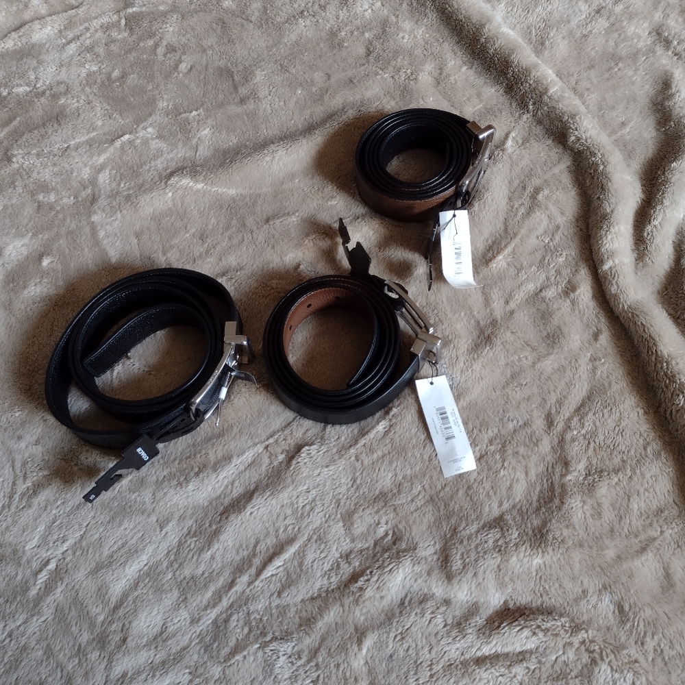 Coach belts, one size leather